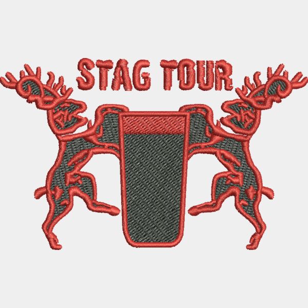 Stags & Beer Embroidery Thumbnail