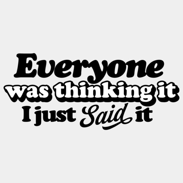 Everyone was thinking it Thumbnail