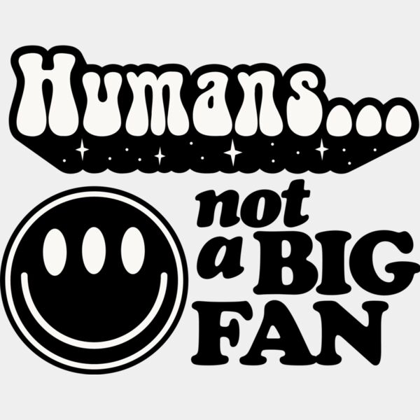 Humans not a big fan SVG Thumbnail