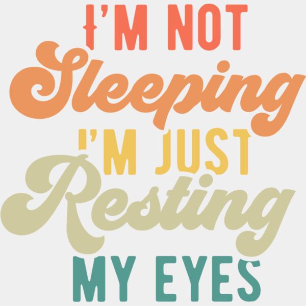 Im not sleeping SVG Thumbnail