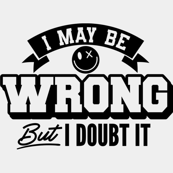 I may be wrong SVG Thumbnail