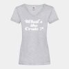 Women's valueweight v-neck T Thumbnail